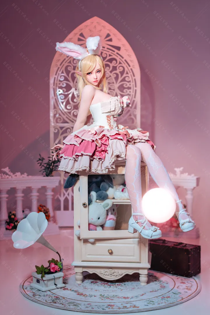 155cm (5ft1) E CUP Lightweight Silicone Sex Doll, Movable Jaw Head Calla